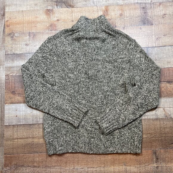 Men's Polo Ralph Lauren Green & Cream 3 Button Sweater size Large - Picture 4 of 4